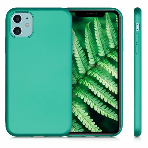 Husa Apple iPhone 11, Silicon, Verde, 50762.128