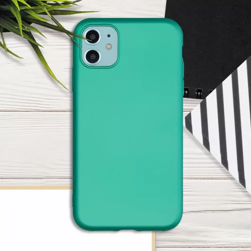 Husa Apple iPhone 11, Silicon, Verde, 50762.128