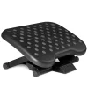 Suport picioare reglabil Navaris, 43.7x33 cm, 3 trepte, 0-25, birou, HIPS, negru, plastic