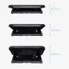 Suport picioare reglabil Navaris, 43.7x33 cm, 3 trepte, 0-25, birou, HIPS, negru, plastic
