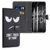 Husa Xiaomi Redmi 9C, Piele ecologica, Negru, 52852.02