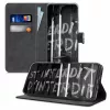 Husa Xiaomi Redmi 9C, Piele ecologica, Negru, 52852.02