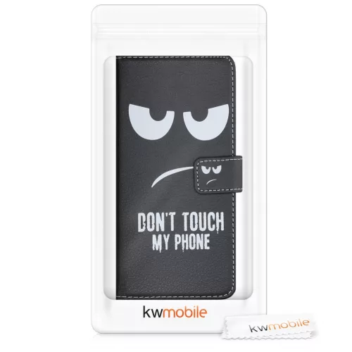 Husa Xiaomi Redmi 9C, Piele ecologica, Negru, 52852.02