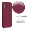 Husa Apple iPhone X / iPhone XS, Silicon, Rosu, 42495.209