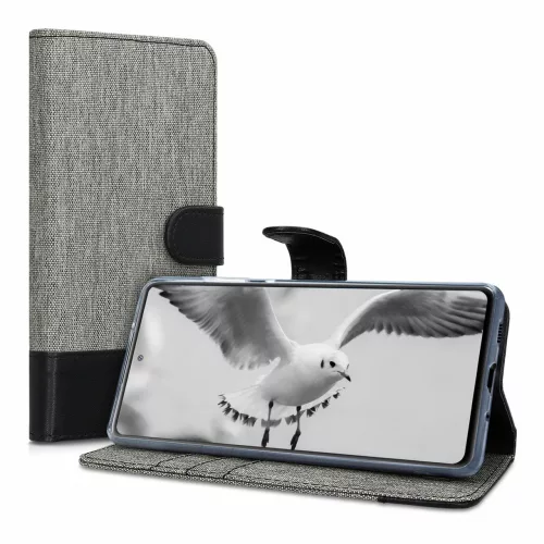 Husa Samsung Galaxy S20 FE, Textil, Gri, 53611.22