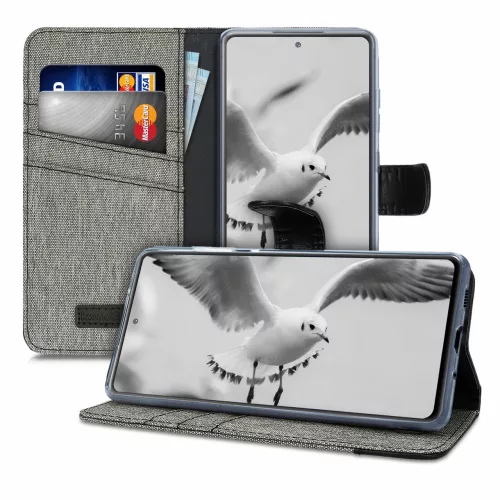 Husa Samsung Galaxy S20 FE, Textil, Gri, 53611.22
