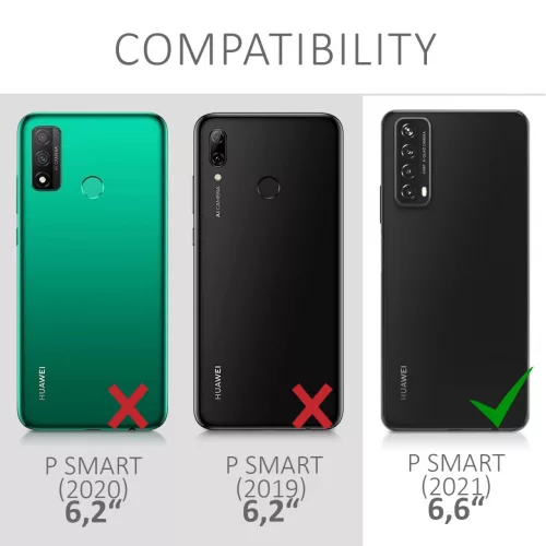 Husa Huawei P Smart (2021), Silicon, Negru, 53632.47
