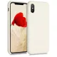 Husa Apple iPhone X / iPhone XS, Silicon, Bej, 46313.204