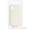 Husa Apple iPhone X / iPhone XS, Silicon, Bej, 46313.204