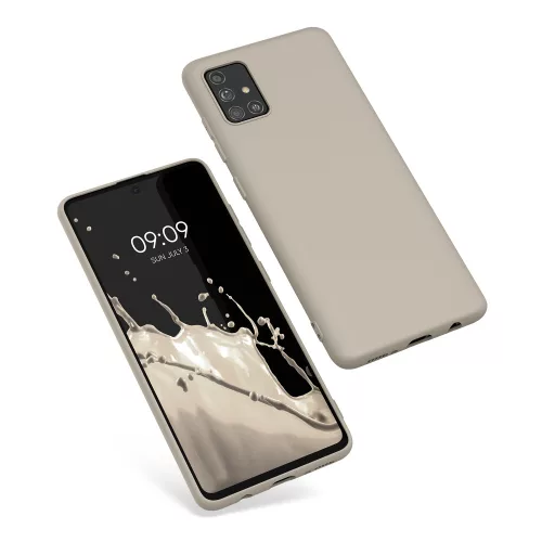 Husa Samsung Galaxy A51, Silicon, Gri, 51196.125