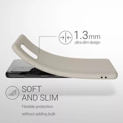 Husa Samsung Galaxy A51, Silicon, Gri, 51196.125