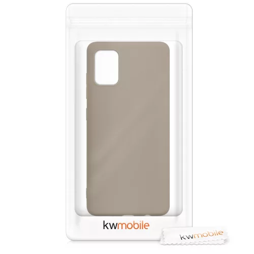 Husa Samsung Galaxy A51, Silicon, Gri, 51196.125