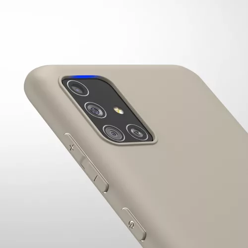 Husa Samsung Galaxy A51, Silicon, Gri, 51196.125