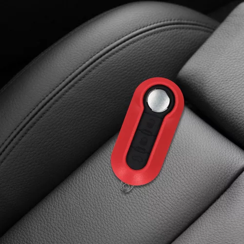 Carcasa Cheie pentru Fiat / Lanica - 3 Butoane, Plastic, Rosu, 48232.09