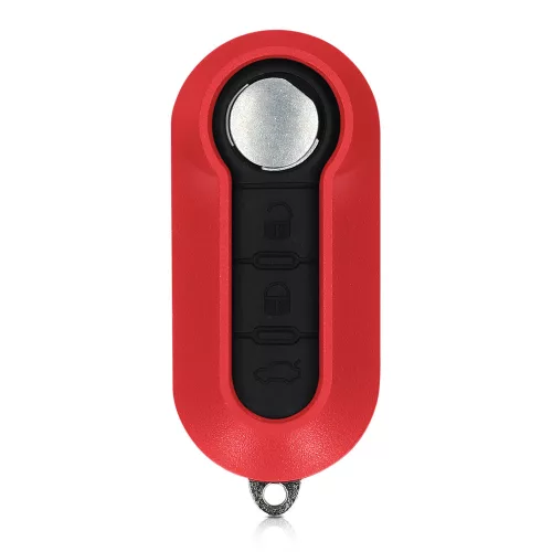 Carcasa Cheie pentru Fiat / Lanica - 3 Butoane, Plastic, Rosu, 48232.09