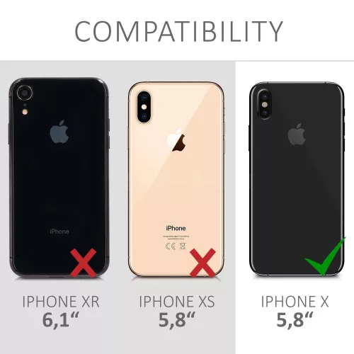 Husa Apple iPhone X / iPhone XS, Silicon, Mov, 42492.139