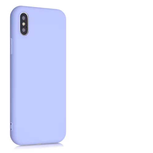 Husa Apple iPhone X / iPhone XS, Silicon, Mov, 42492.139
