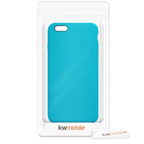 Husa Apple iPhone 6 Plus / iPhone 6s Plus, Silicon, Albastru, 40841.205