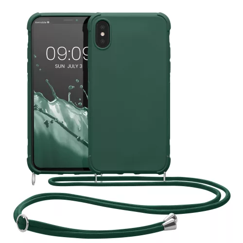 Husa Apple iPhone X / iPhone XS, Silicon, Verde, 49915.80