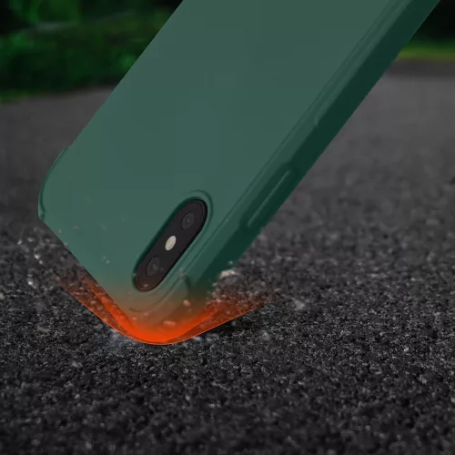 Husa Apple iPhone X / iPhone XS, Silicon, Verde, 49915.80