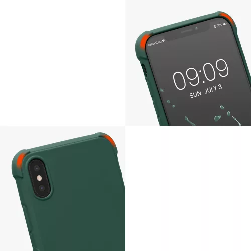 Husa Apple iPhone X / iPhone XS, Silicon, Verde, 49915.80