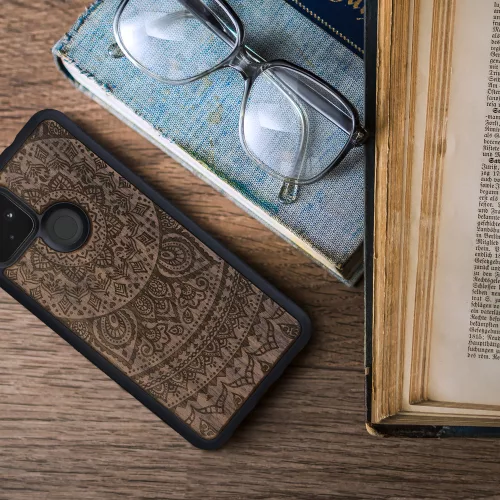 Husa Google Pixel 4a 5G, Lemn, Maro, 53901.01