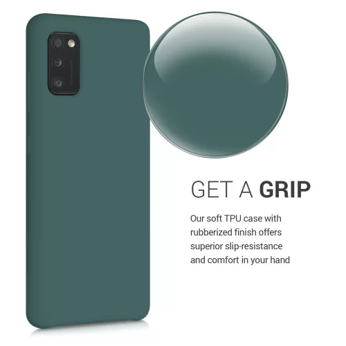 Husa Samsung Galaxy A41, Silicon, Verde, 52301.169