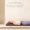 Saltea antrenament Navaris, 200x80 cm, rulabila, meditatie si relaxare, negru, poliester/bumbac