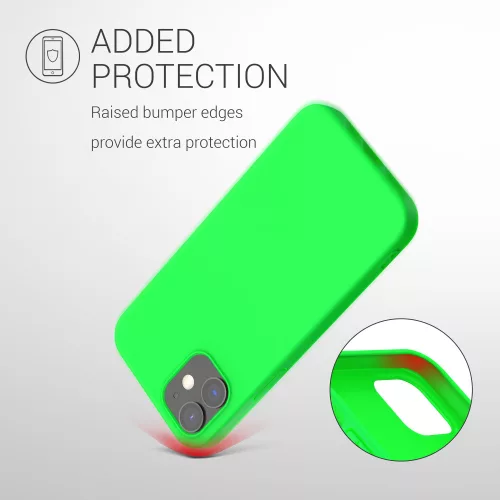 Husa Apple iPhone 12 / iPhone 12 Pro, Silicon, Verde, 53939.44