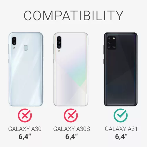Husa Samsung Galaxy A31, Silicon, Alb, 52939.03