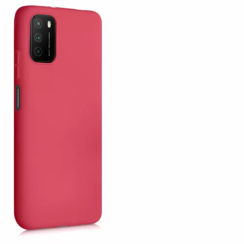 Husa Xiaomi Poco M3, Silicon, Rosu, 53971.208