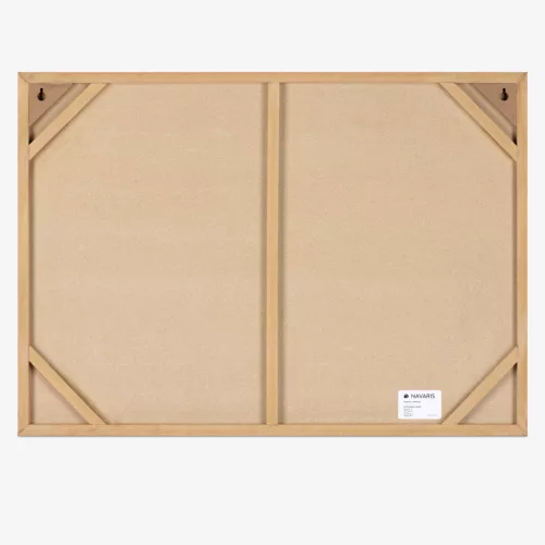 Tabla magnetica Navaris, design beton, 70x50 cm, planificare si notite, gri, MDF/otel