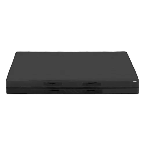 Protectie saltea Navaris, 90x200x25 cm, depozitare si transport, 4 manere, negru, polipropilena