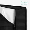 Protectie saltea Navaris, 90x200x25 cm, depozitare si transport, 4 manere, negru, polipropilena