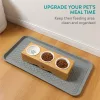 Set 3 tavi incaltaminte Navaris, 76x38 cm, colectare apa si noroi, negru, plastic