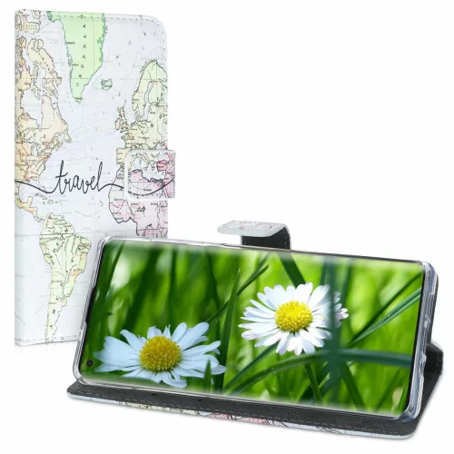Husa Motorola Edge, Piele ecologica, Multicolor, 52760.03