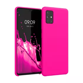 Husa Samsung Galaxy A51, Silicon, Roz, 51197.77