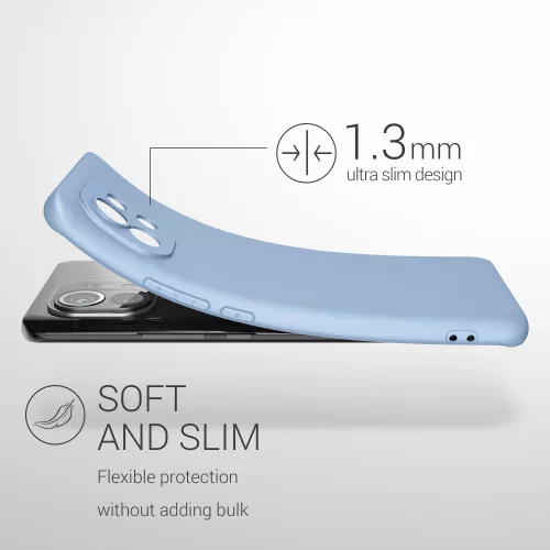 Husa Xiaomi Mi 11, Silicon, Albastru, 54188.58