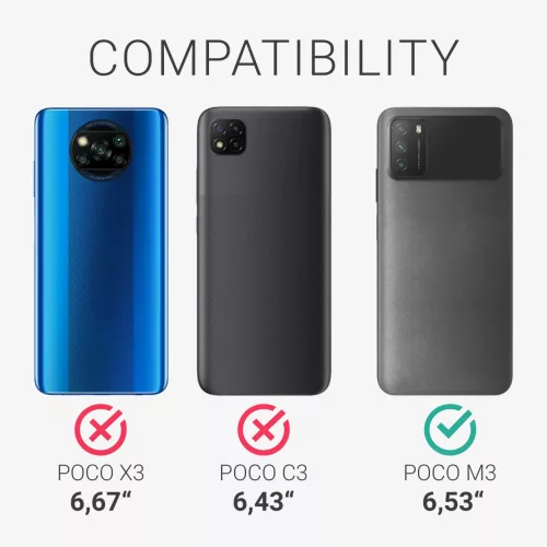 Husa Xiaomi Poco M3, Silicon, Albastru, 53971.58