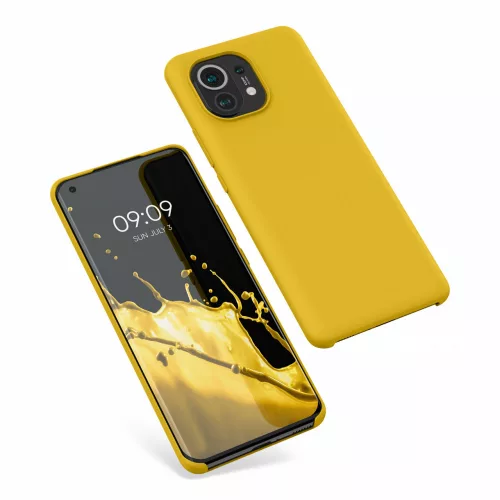 Husa Xiaomi Mi 11, Silicon, Galben, 54379.143