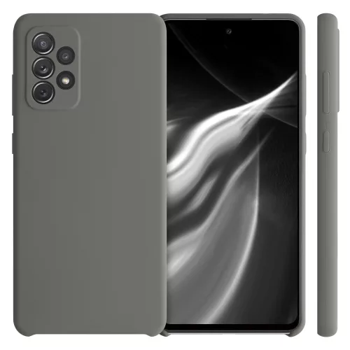 Husa Samsung Galaxy A72, Silicon, Gri, 54359.155