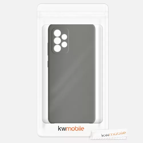 Husa Samsung Galaxy A72, Silicon, Gri, 54359.155