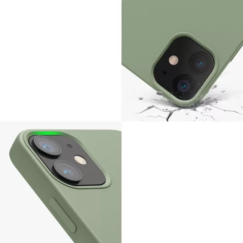 Husa Apple iPhone 12 Mini, Silicon, Verde, 52640.172