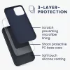 Husa Apple iPhone 12 / iPhone 12 Pro, Silicon, Albastru, 52641.186