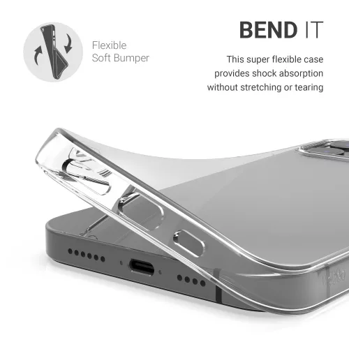Husa Apple iPhone 12 Pro Max, Silicon, Transparent, 54410.03