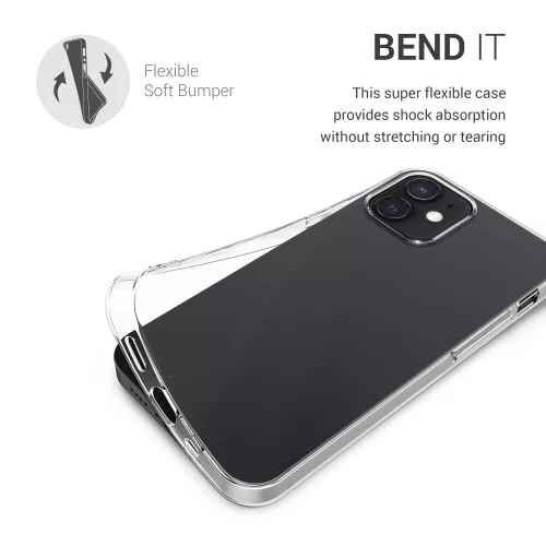 Husa Apple iPhone 12 Mini, Silicon, Transparent, 54408.03