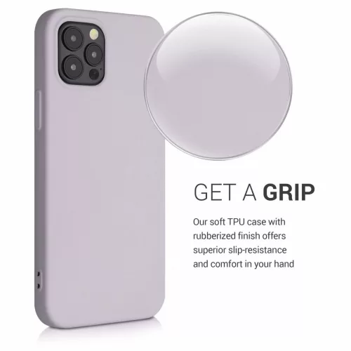 Husa Apple iPhone 12 / iPhone 12 Pro, Silicon, Mov, 53844.192