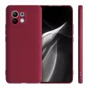 Husa Xiaomi Mi 11, Silicon, Rosu, 54188.209
