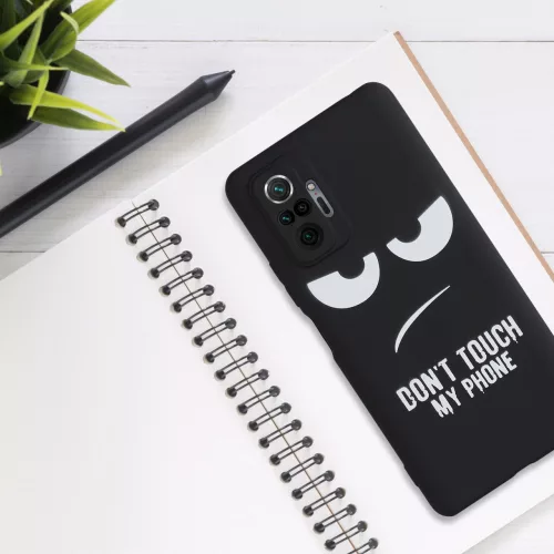 Husa Xiaomi Redmi Note 10 Pro, Silicon, Negru, 54555.01