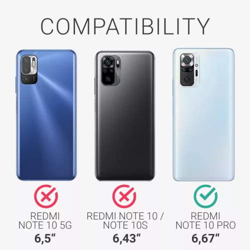 Husa Xiaomi Redmi Note 10 Pro, Silicon, Negru, 54555.01